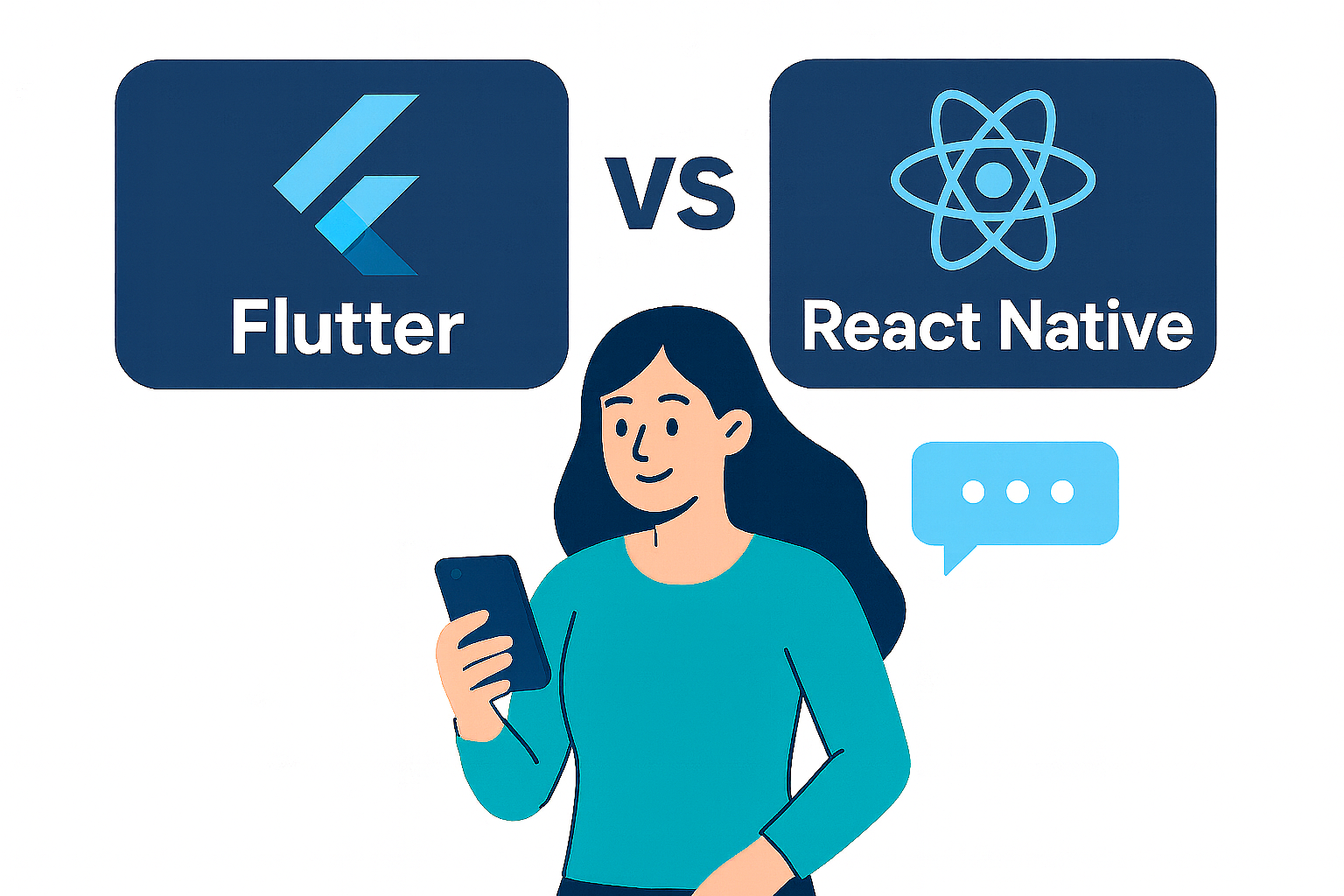 How to choose between Flutter and React Native for a Chat app?